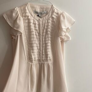 Rebecca Minkoff Ivory Ruffle Blouse